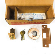Yale Storeroom Closet Door Knob Lockset BR5305 380AN US10 Satin Bronze New NOS 12