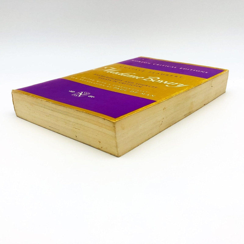 Madame Bovary Paperback Gustave Flaubert 1965 Norton Critical Edition 4