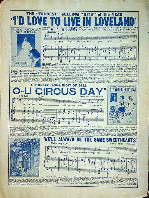 When You Tell The Sweetest Story to the Sweetest Girl You Know Sheet Music 1912 2