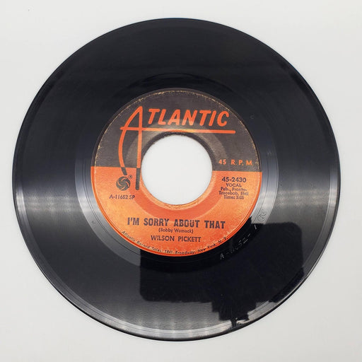 Wilson Pickett Funky Broadway 45 RPM Single Record Atlantic Records 1967 45-2430 2