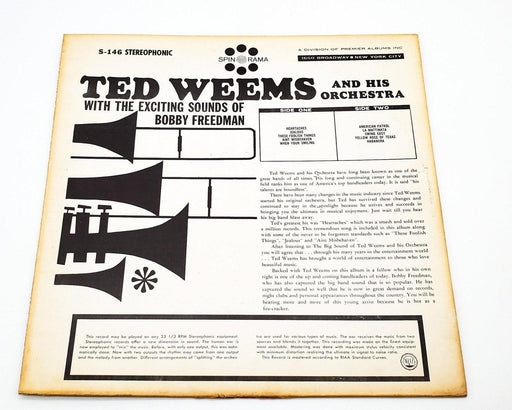Ted Weems And His Orchestra Exciting Sounds Of Bobby Freedman 33 LP Record 1965 2