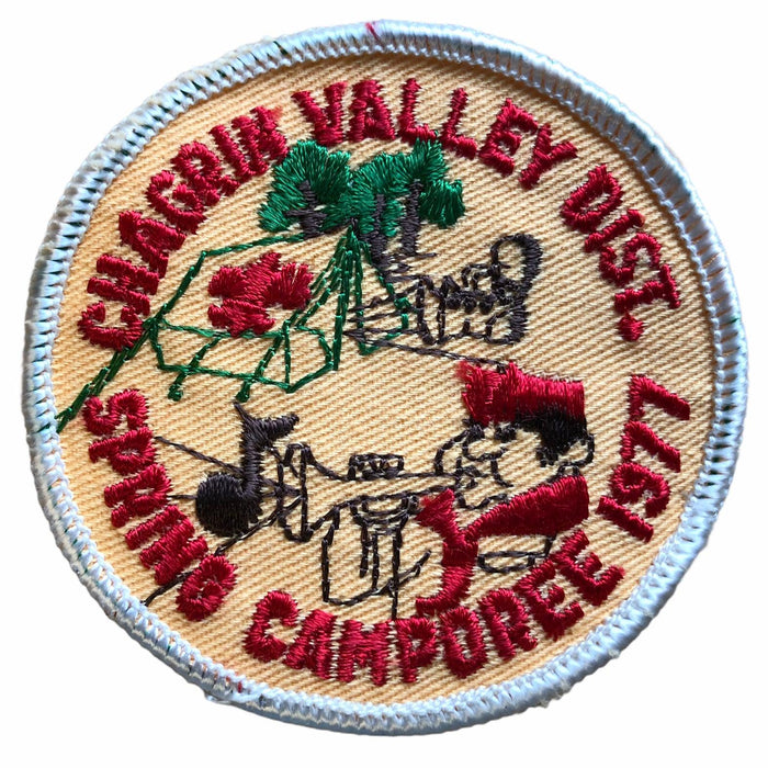 Boy Scouts Chagrin Valley District Spring Camporee 1977 Patch Insignia Ohio BSA 1