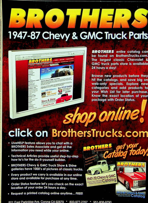 Classic Trucks Magazine July 2010 Vol 19 No 7 Old School Lettering Bolt On DIY