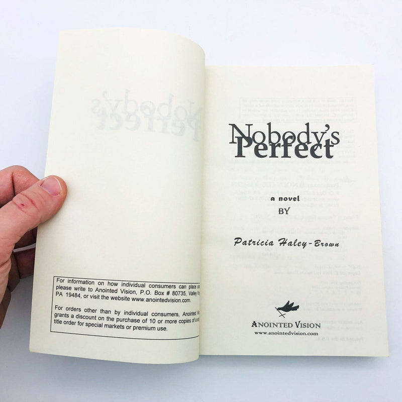 Patricia Haley-Brown Book Nobody's Perfect Paperback 1998 Christians Church 6