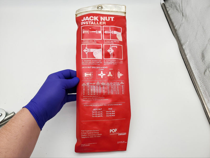 Molly Jack Nut Installer JNT 1956 w/ R3 Rod In Original Packaging USA Vintage