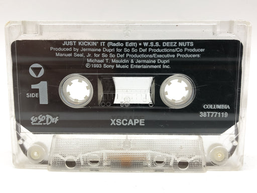 Just Kickin' It XSCAPE Cassette Single So So Def 1993 NO CASE 1