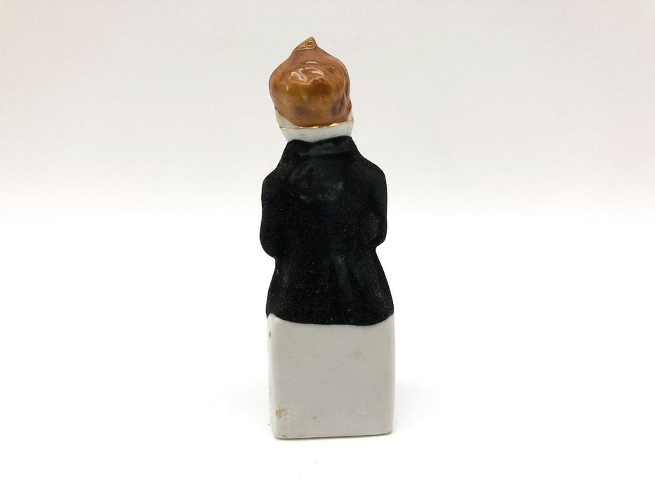 Vintage Chase Ceramic Figurine Mr. Dick Made in Japan Velvet Suit Tuxedo 5" 4