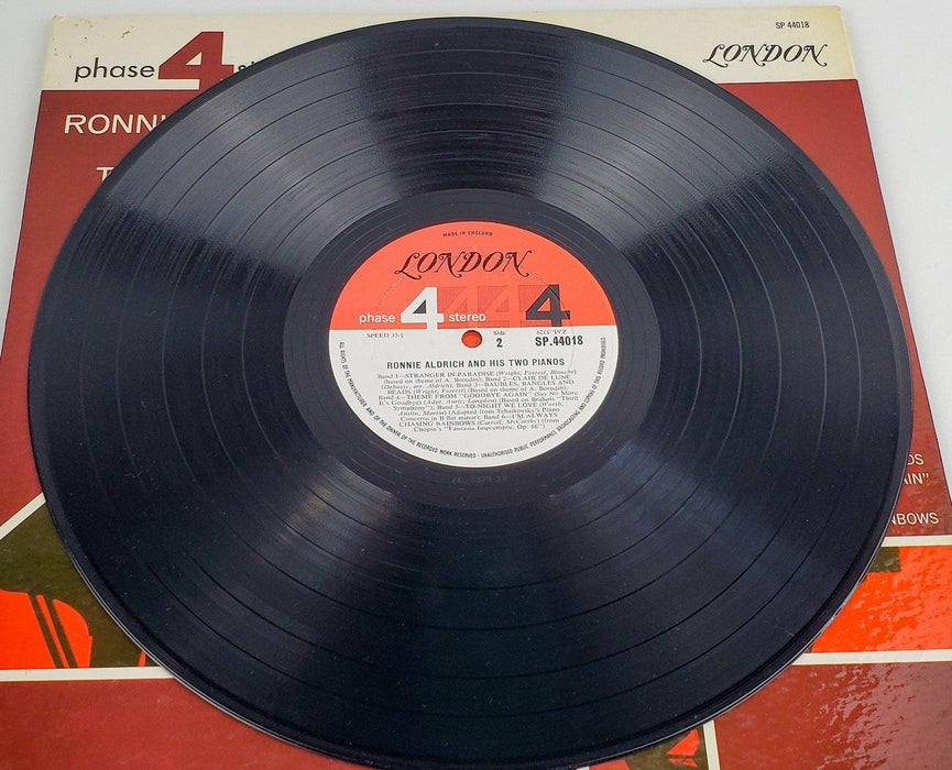 Ronnie Aldrich And His Two Pianos Record 33 RPM LP SP 44018 London 1962 5