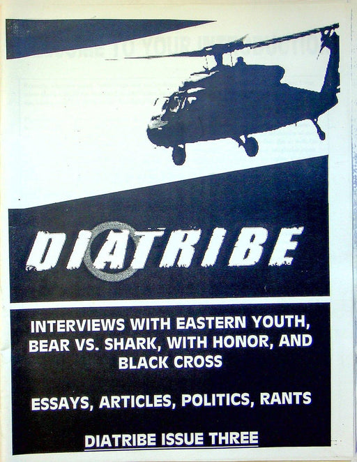 Diatribe Magazine 2003 Eastern Youth, With Honor, Black Cross 1