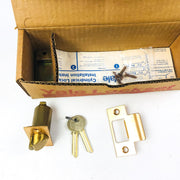 Yale Storeroom Closet Door Knob Lockset BR5405 X1210 US10 Satin Bronze New NOS 10