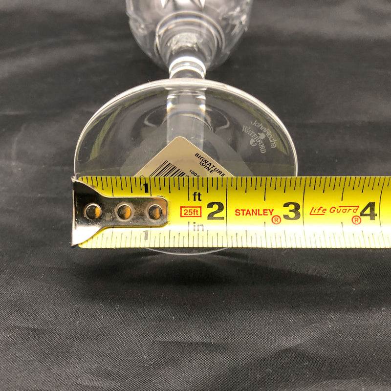 1ct Waterford Crystal Wine Glass John Rocha 9" Signed Signature Stemware 100490