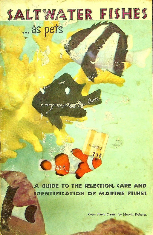 Saltwater Fishes As Pets Magazine 1955 Guide to Selection, Care and ID 1