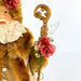 Main Joy Limited Santa Claus 12" Tree Topper Christmas Fur Rose Gold Elegant 7