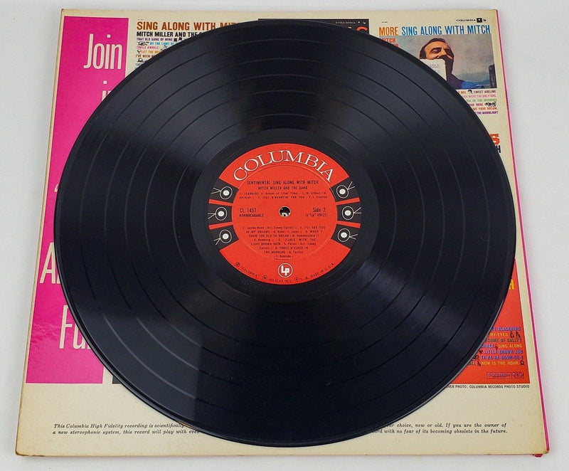Mitch Miller Sentimental Sing Along With Mitch Record LP Columbia 1960 Gatefold 7
