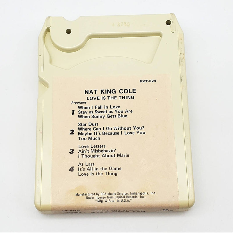 Nat King Cole Love Is The Thing 8-Track Tape Album Capitol Records Reissue