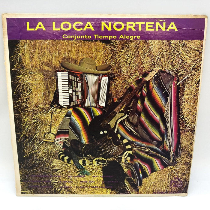 Conjunto Tiempo Alegre La Loca Nortena Record 33 RPM LP DCL 1025 Discos Corona 1