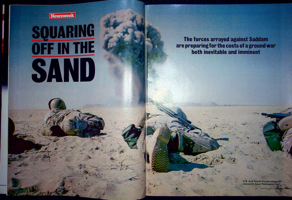 Newsweek Magazine February 11 1991 Desert Storm Gulf War US Marines Khafji Iraq