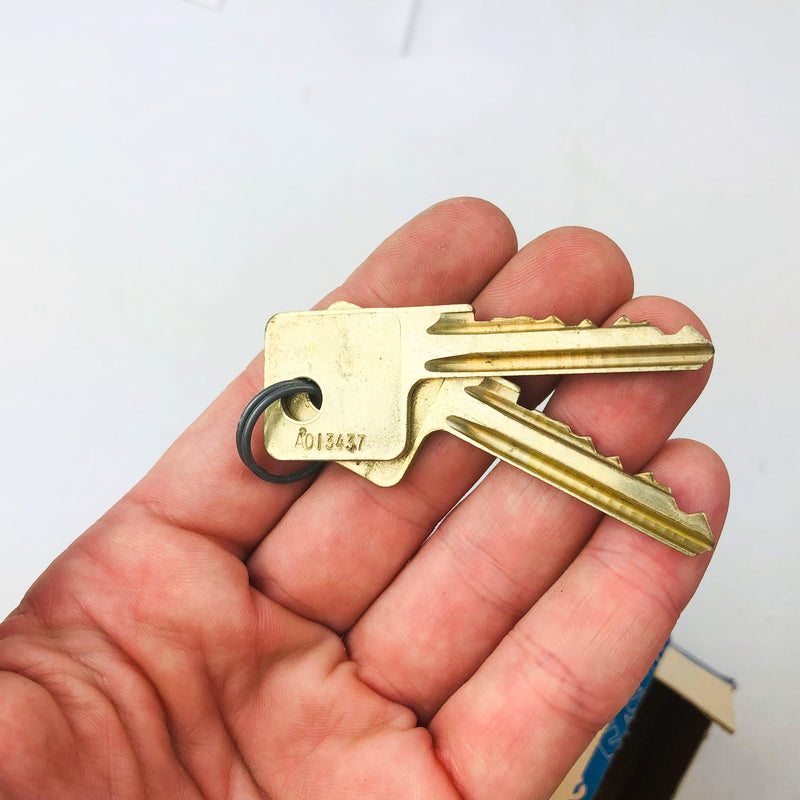 Yale Mortise Cylinder 1152 1-3/4" US10 Satin Bronze 6 Pin New Old Stock NOS Cpy2