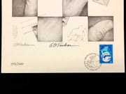 1979 Garry Trudeau United Nations Hand Signed Numbered Lithograph Print WFUNA 3