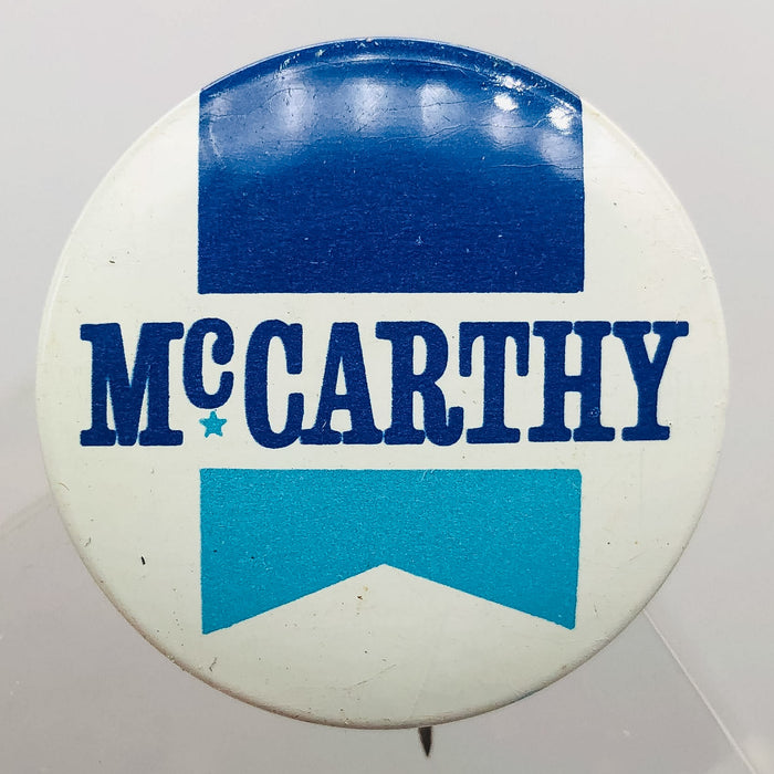 McCarthy Button Pin 1.31" Vintage Political Campaign US Senator Eugene E. Horn 1