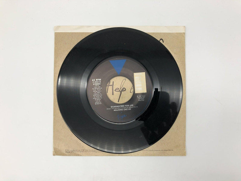 Millions Like Us Guaranteed for Life Record 45 RPM Single 7-99412 Virgin 1987 3