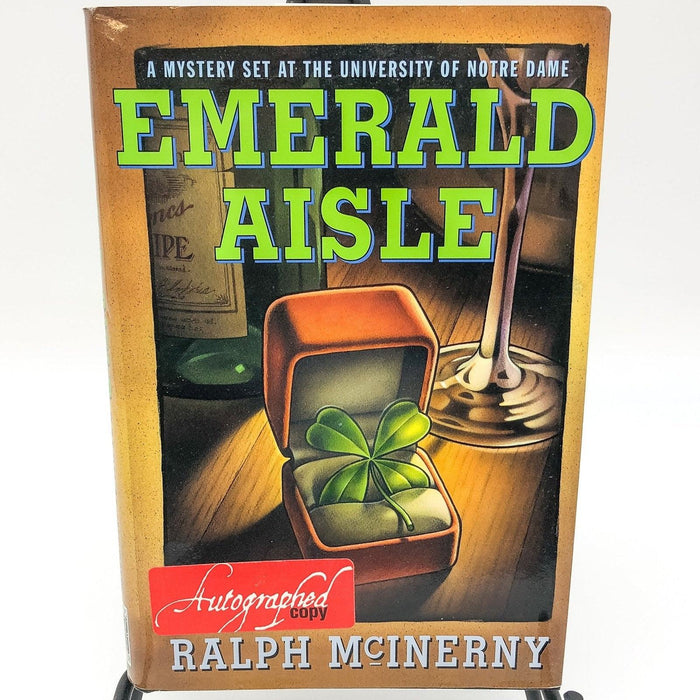 Emerald Aisle Ralph McInerny 2001 Saint Martin's Autograph Signed First Edition 1