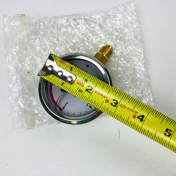 Liquid Safety Pressure Gauge Gamesa 109548 EN 837-1 CI.1,6 SS 2-3/4" Face C17074