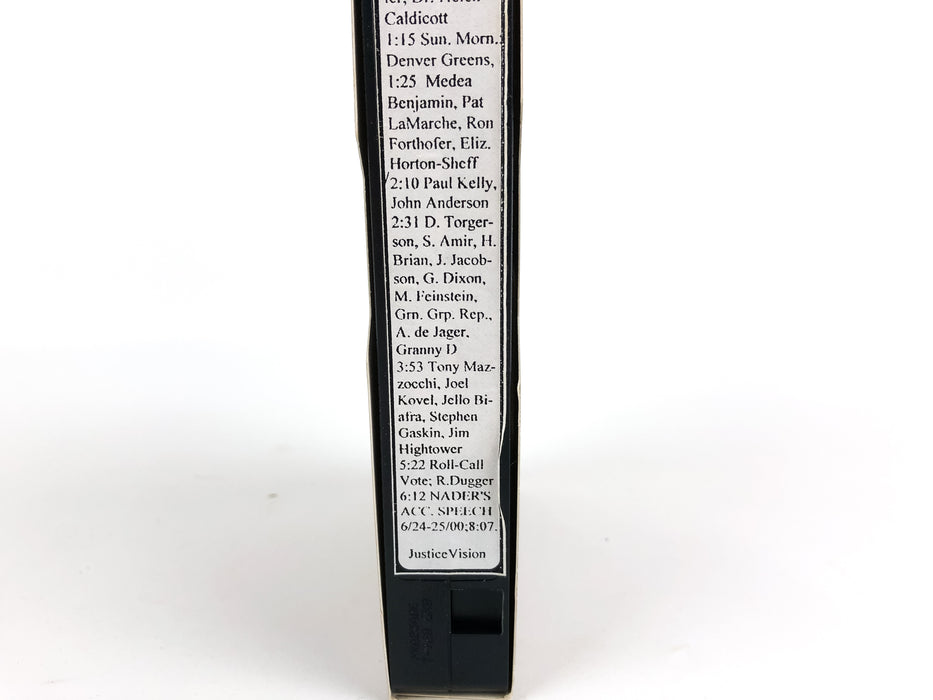 Democracy University Vol. 23 Green Party 2000 Convention Tape 2 Ralph Nader