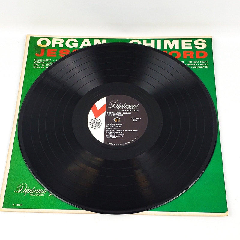 Jesse Crawford Organ And Chimes Record 33 RPM LP X 1010 Diplomat 3
