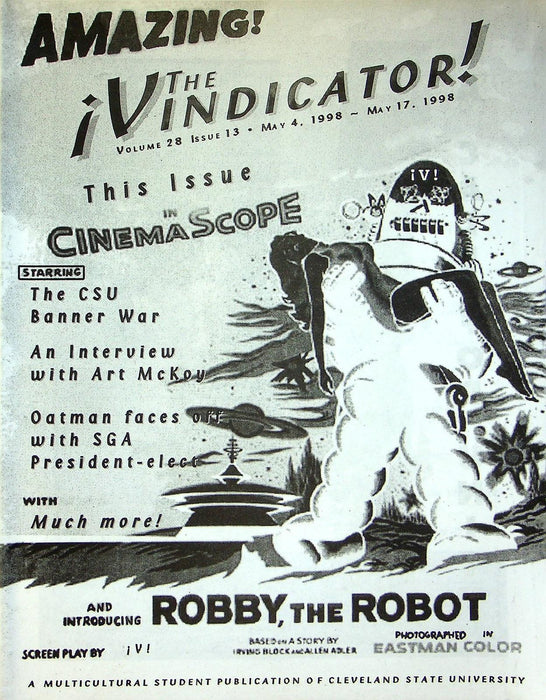 The Vindicator Magazine 1998 Vol 28 # 13 Art McKoy, Tavis Smiley 1