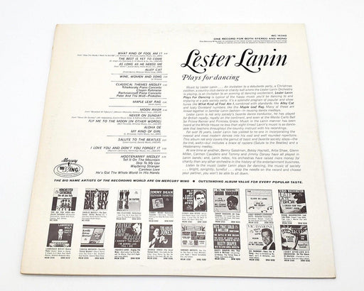 Lester Lanin Lester Lanin Plays for dancing 33 RPM LP Record Mercury 1964 2