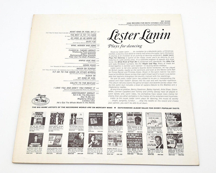 Lester Lanin Lester Lanin Plays for dancing 33 RPM LP Record Mercury 1964 2