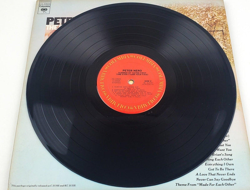 Peter Nero The First Time Ever I Saw Your Face 33 RPM 2x LP Record Columbia 1972 7
