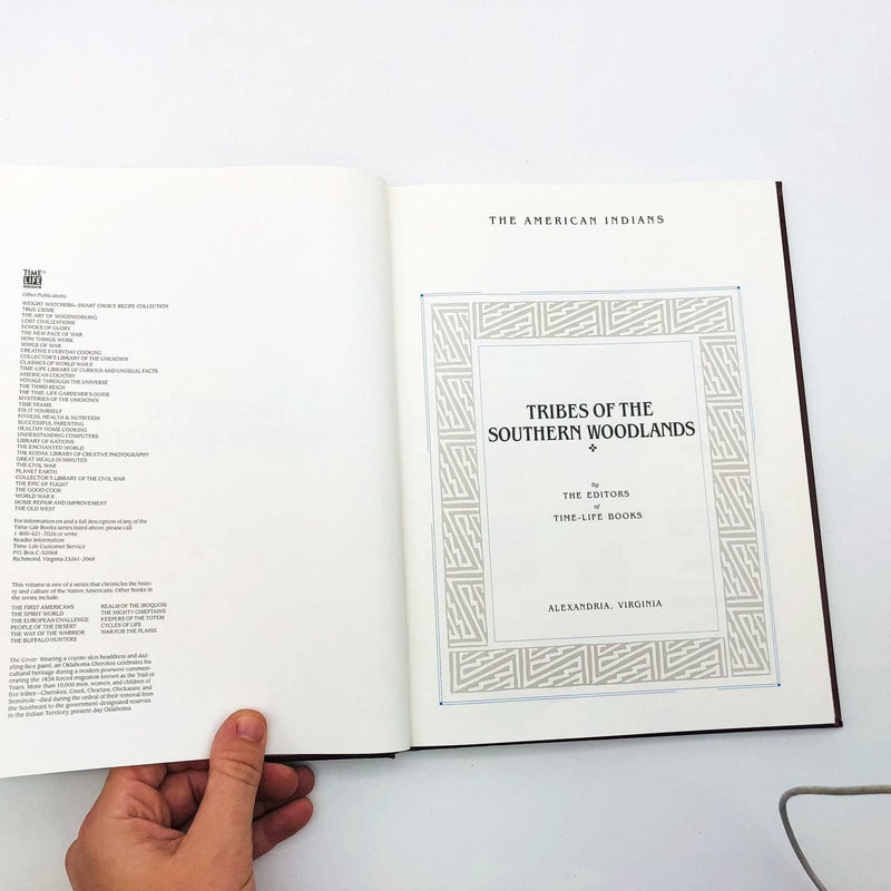 Tribes Of The Southern Woodlands HC Time Life Books 1994 Social Life Customs 7