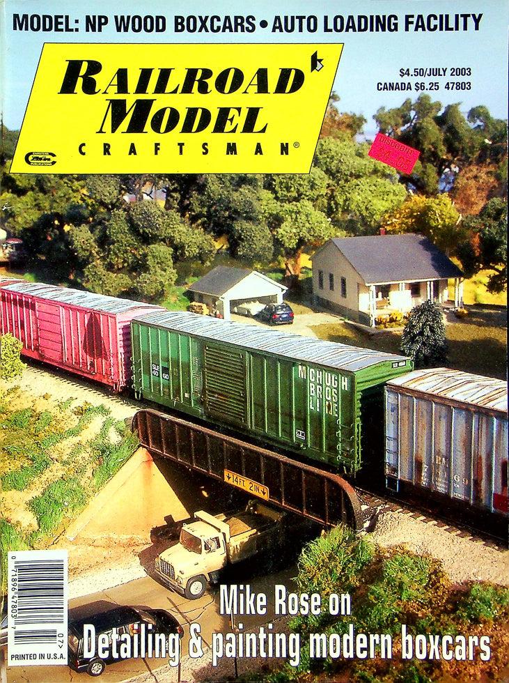 Railroad Model Craftsman Magazine July 2003 Vol 72 No 2 Mike Rose Detailing