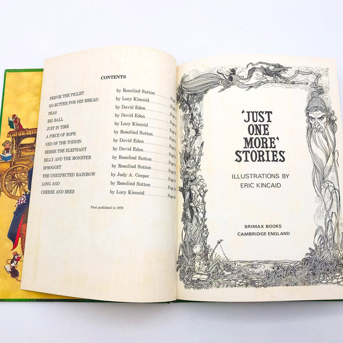 Just One More Stories Hardcover Eric Kincaid 1979 Childrens 1st Edition 8