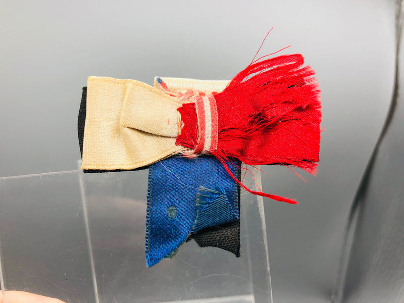 Vintage Patriotic Lapel Hair Pin Bow Barrette Red White Blue United States USA 5