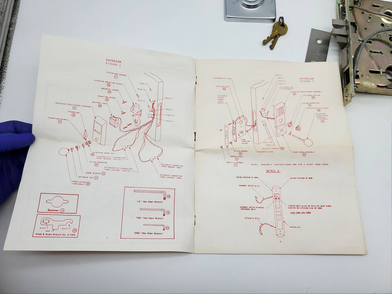 Yale Touch Code Door Knob Entry Lock Satin Chrome 2770 with Override Missing PCs