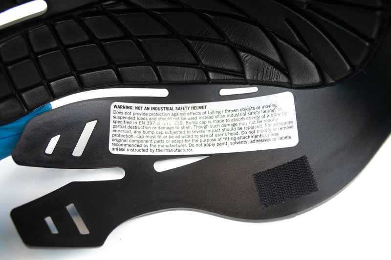 Ergodyne 8950 Bump Cap Insert warning label