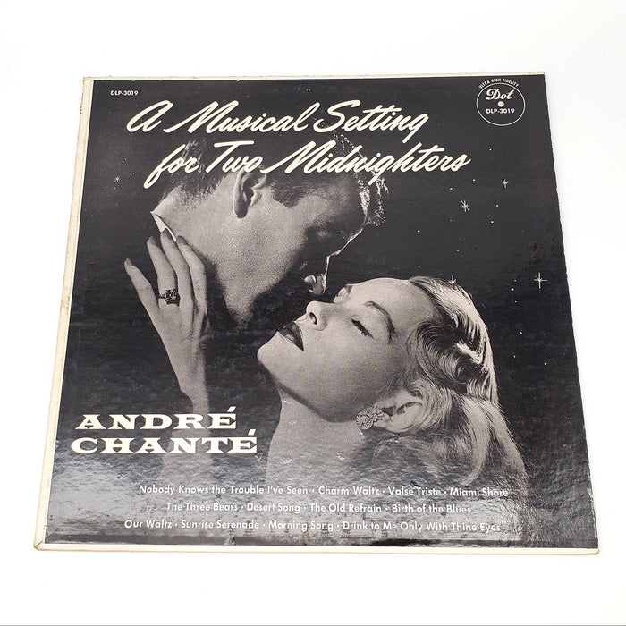 André Chante A Musical Setting For Two Midnighters LP Record Dot Records 1956 1