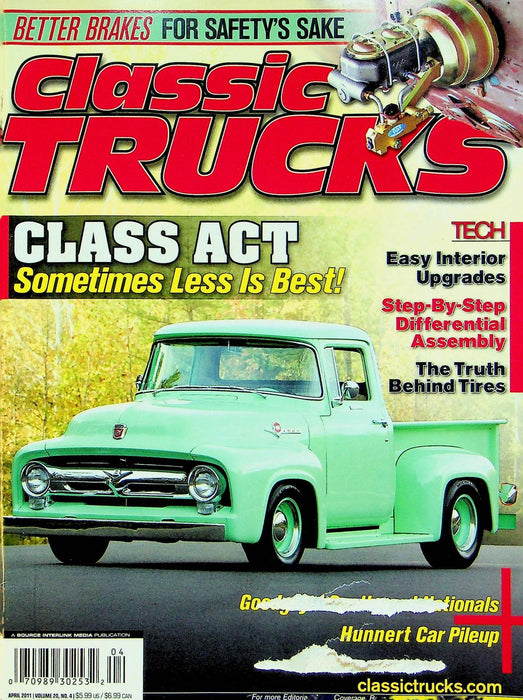 Classic Trucks Magazine April 2011 Vol 20 No 4 Differential Assembly Tire Truth