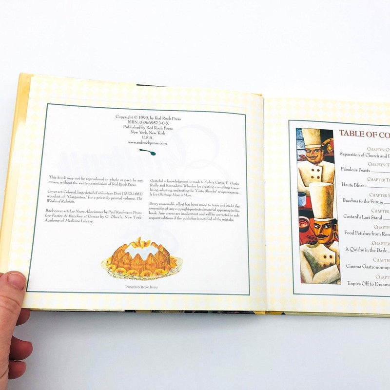 Gluttony More Is More Hardcover Nan Lyons 1999 Rich Luxurious Food Recipes Ex Li 8