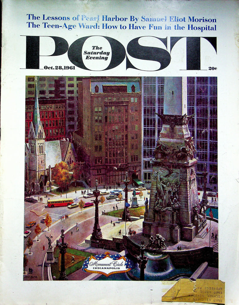 Saturday Evening Post Magazine October 28 1961 Lessons Of Pearl Harbor WW2 1