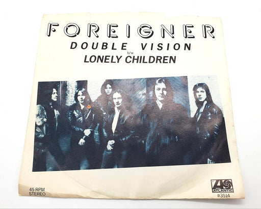 Foreigner Double Vision 45 RPM Single Record Atlantic Records 1978 3514 1