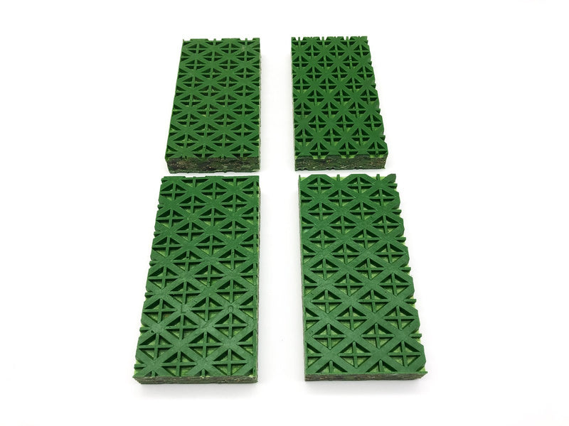 4pk Anti Vibration Isolation Pads 6 x 3 x 7/8 Heavy Duty Rubber Cork Dampener 3