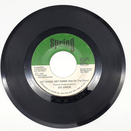 Joe Simon Get Down, Get Down 45 RPM Single Record Spring Records 1975 SPR 156 1