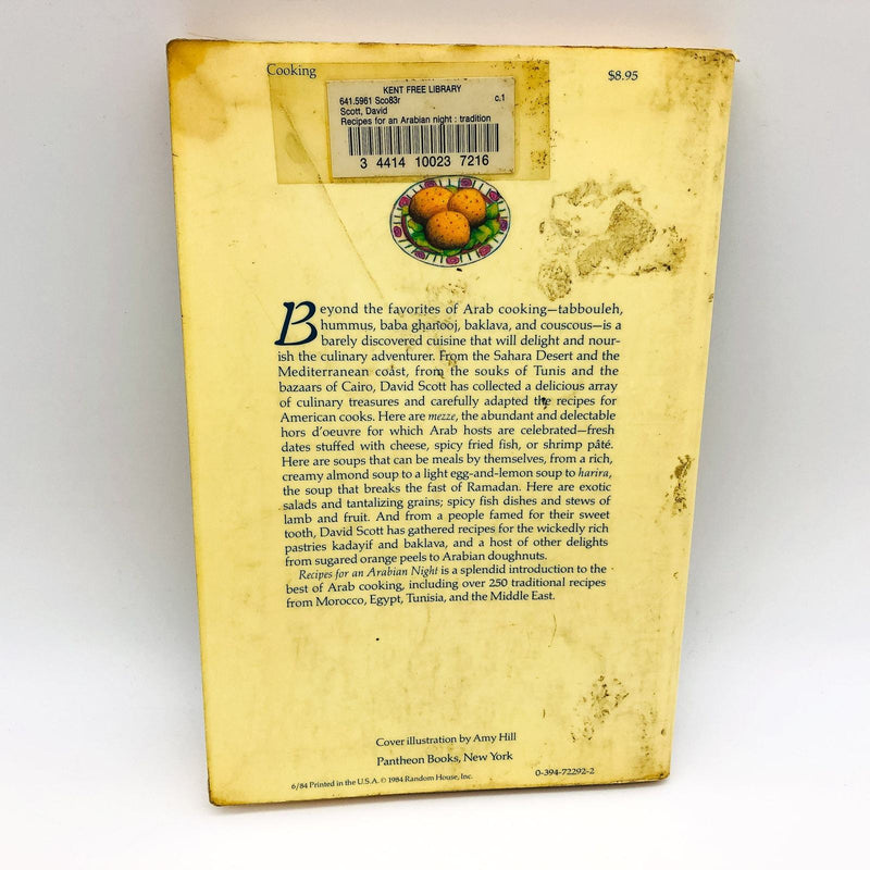 Recipes For An Arabian Night Paperback David Scott 1984 North Africa Cookbook 2