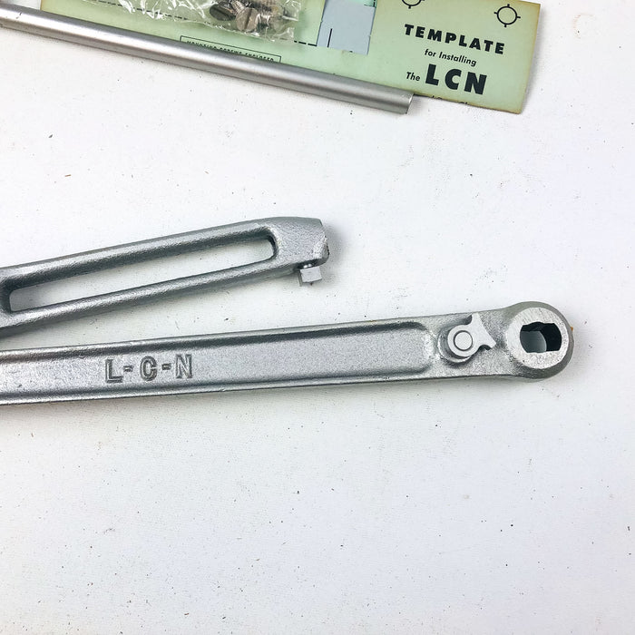 LCN Size E Potbelly Closer Arm H90 NH ALUM Hold Open 90 Non-Handed Aluminum