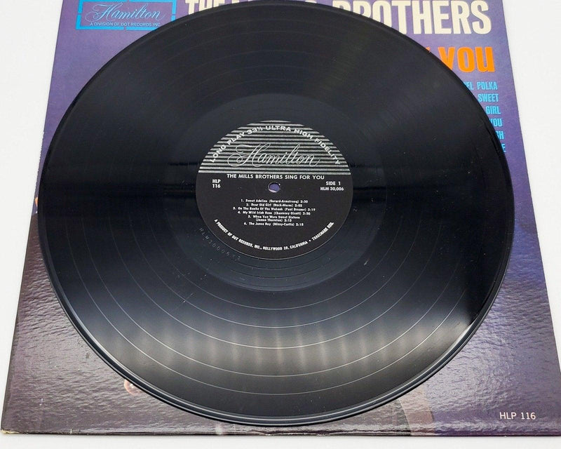 The Mills Brothers Sing For You 33 RPM LP Record Hamilton 1964 HLP 12116 5