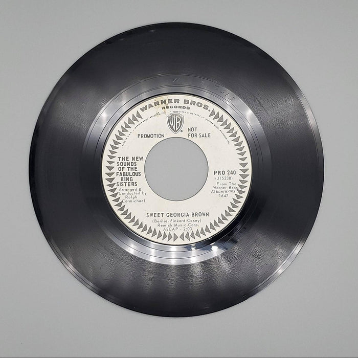 The King Sisters Bluesette / Sweet Georgia Brown Single Record Warner 1966 PROMO 2